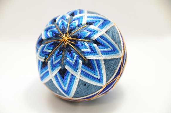 手まりN8 上がけの菊 直径7cm[ てまり 手毬 手鞠 ] その他