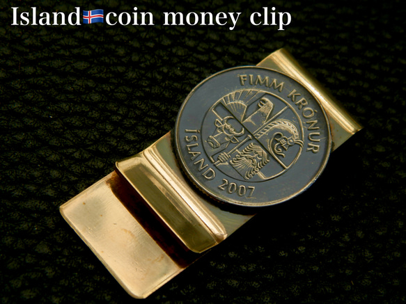 ＃M23 Island Coin Money Clip 2枚目の画像