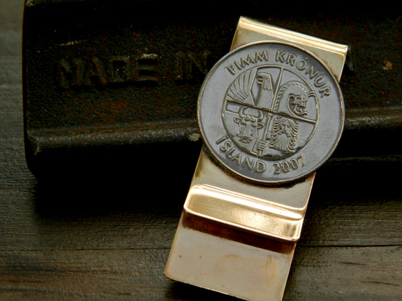 ＃M23 Island Coin Money Clip 5枚目の画像