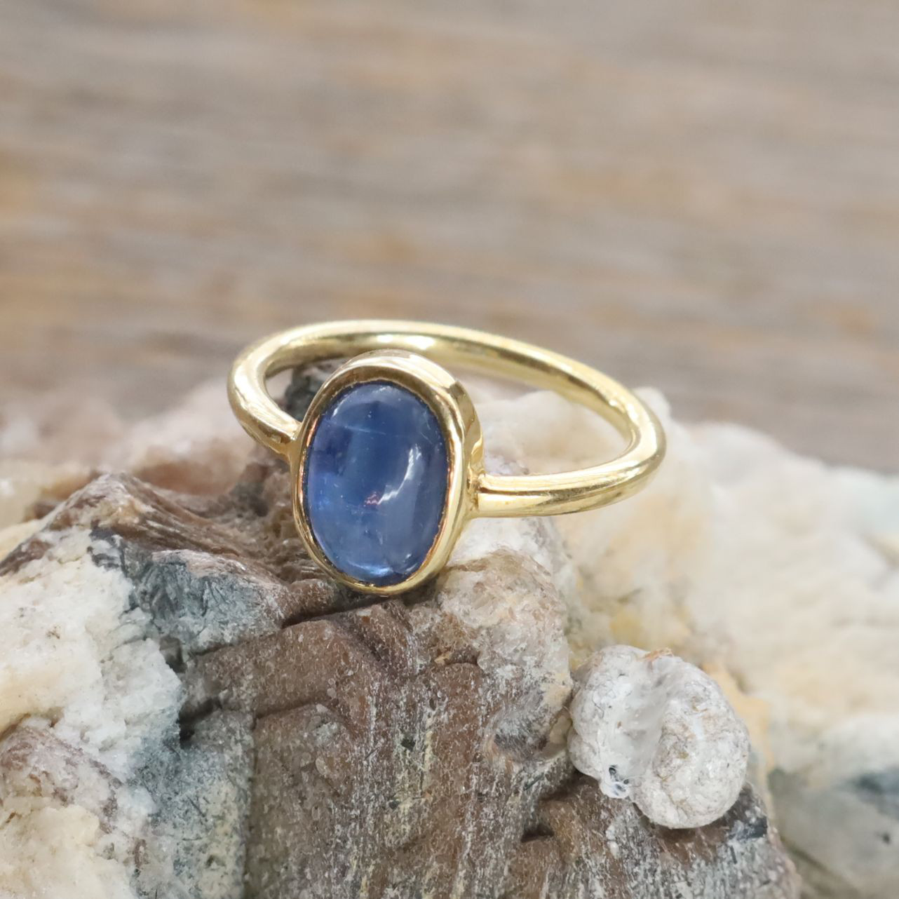 Brazilian Kyanite Ringブラジル産カイヤナイトのリング silver925+ 