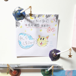 銀河が溶けちゃった!? 棒付きキャンディーマグネット ''ギャラクシー'' 4枚目の画像