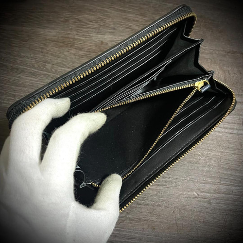 藍染 高級 メンズ レディース クロコダイル 蛇革 長財布 ワニ革 大容量  