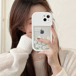 iPhone14proケース花柄　かわいい　韓国　オシャレ　iPhone14 iPhone13 iPhone12 1枚目の画像