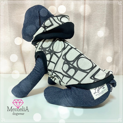 犬服 タンクトップ(SS) ꒡̈⃝Lily꒡̈⃝ハンドメイド