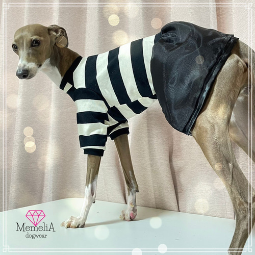 犬服⭐︎ハンドメイド♡ボーダーワンピース 犬服⭐︎ハンドメイド♡ボーダーワンピース