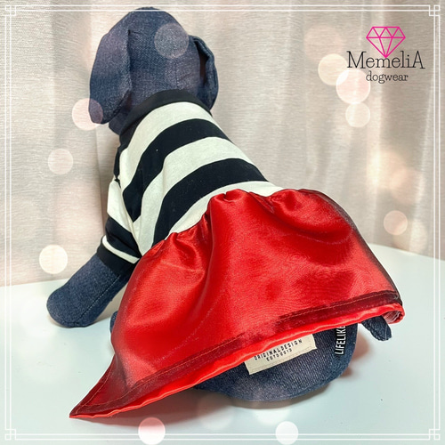 イタグレ用犬服】お手本は海外セレブ♡オーガンジーとサテンのふんわり