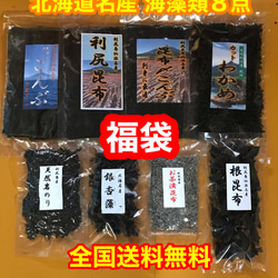 福袋【送料無料】北海道名産 海藻類 ８点セット 1枚目の画像