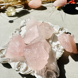 ピンク水晶  原石 5枚目の画像