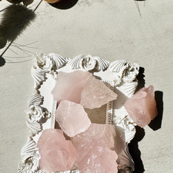 ピンク水晶  原石 6枚目の画像