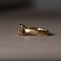 一点物K18◇diamond ring ローズカットナチュラルダイヤモンドリング0.4ct eh〈one off_22〉 6枚目の画像