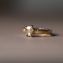 一点物K18◇diamond ring ローズカットナチュラルダイヤモンドリング0.4ct eh〈one off_22〉 18枚目の画像