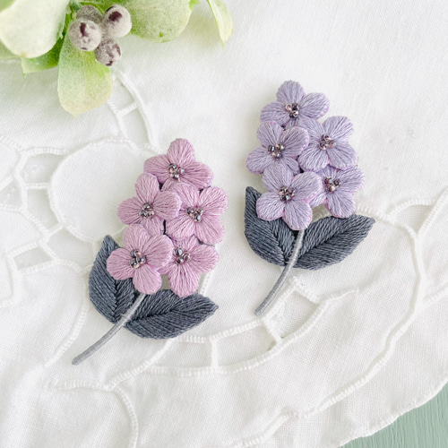 〚のん様オーダー〛刺繍ブローチ３点 Flower Miffy 刺繍ブローチコレクション3 12種セットBOX