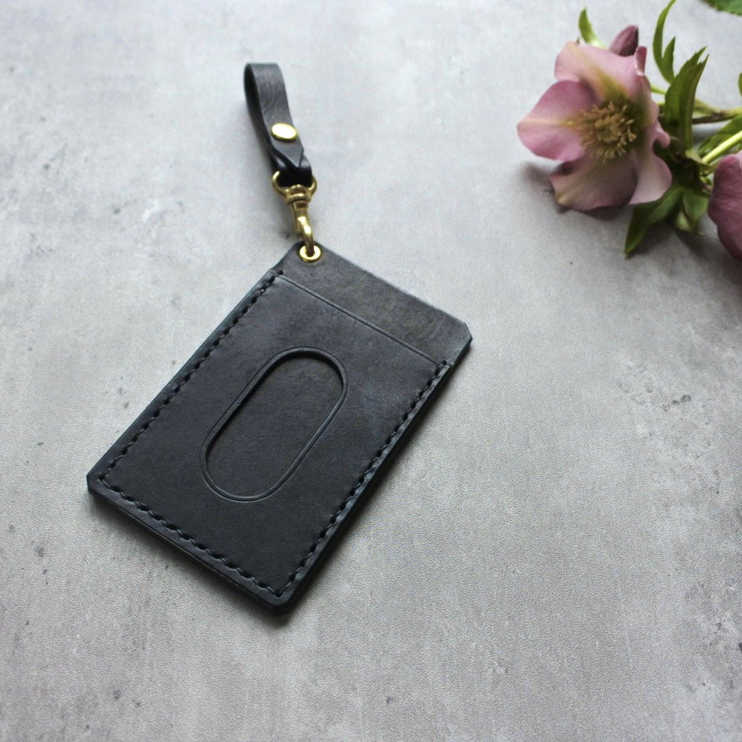 イタリアンレザーパスケース★ICカードケース★カラーオーダー★受注制作