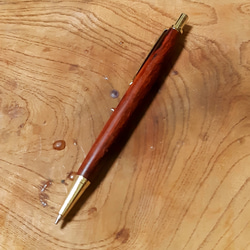 木製シャーペン0.5mm/0.7mm　紅木 蜜蝋クリーム仕上げ　2 3枚目の画像