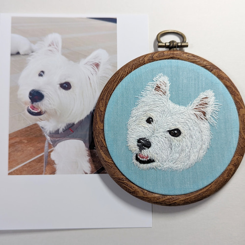犬好きさんに贈る「とっておきの犬の刺繡 」 – てといと