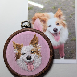 いぬ　犬　うちの子似顔絵刺繍 11枚目の画像