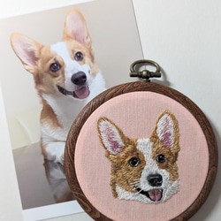 いぬ　犬　うちの子似顔絵刺繍 7枚目の画像