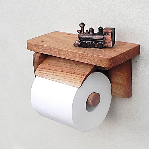 オーク製トイレットペーパーホルダーVer.9 バス・トイレ・洗面用品