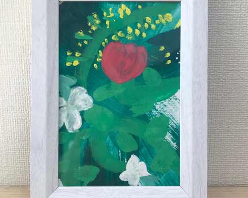 花 絵画 Flower 絵画 Ouki 通販 15588222｜Creema(クリーマ)