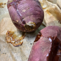 長期熟成で蜜が溢れる焼き芋「とろけるお芋」内容量約1kg 2枚目の画像