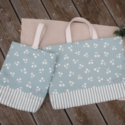 ミニトマト⭐︎レッスンバッグ等4点⭐︎女の子入園入学グッズハンドメイド レッスンバッグ - felice 入学グッズ ハンドメイド