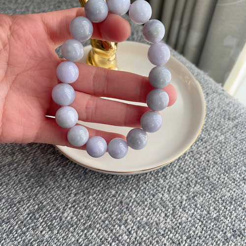 A貨天然ブルー翡翠 ヒスイ 本ヒスイブレスレット