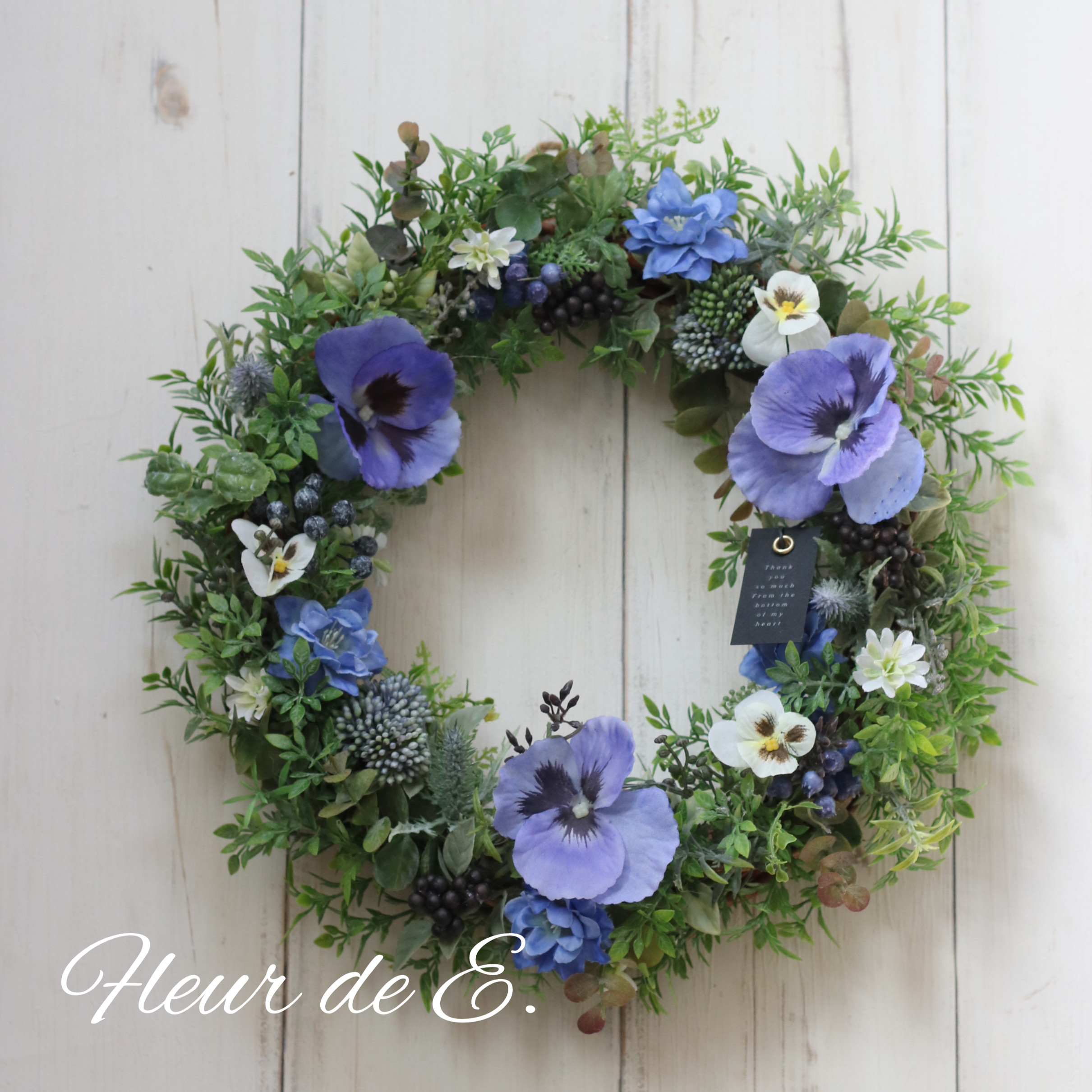 アーティフィシャルフラワーリース27cm フラワーリース玄関リースリース