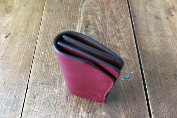 Falce ギャルソン長財布 ミネルバ・ボックス/モスト×リスシオ/ダークブラウン ミネルバ Falce ボックス リスシオ