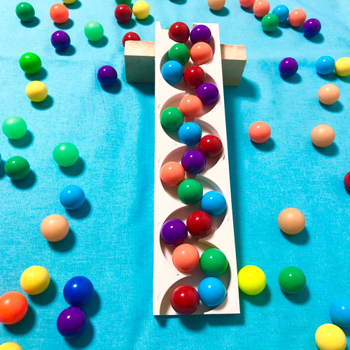 新品級 ビー玉転がし くねくね ピタゴラスイッチ 知育玩具 マーブルラン 6個 6個セット】ビー玉転がし くねくねスロープ ピタゴラスイッチ