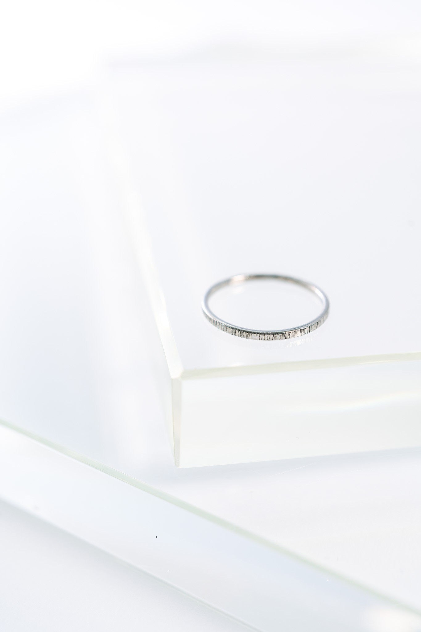 チタンリング ライチタ raichita 重ね付け 極細指輪 Skinny Ring size8.5号