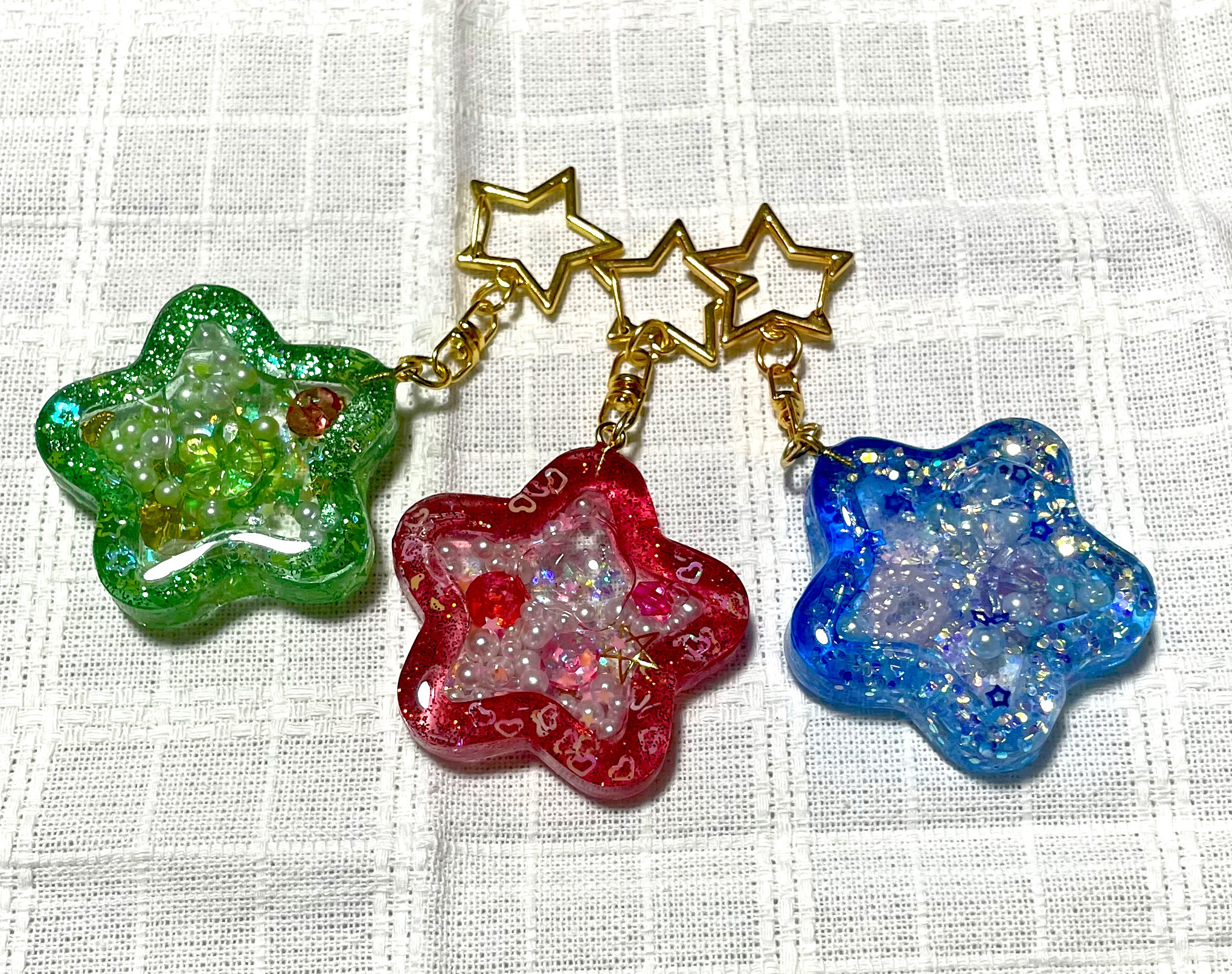 シャカシャカキーホルダー(星・赤) その他雑貨 青星 通販