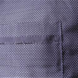 大島紬　深紫いろのライトコート　着物リメイク 8枚目の画像