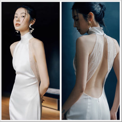 ソフトマーメイドドレス ホルターネック ドレス ウララ — 花嫁の夢を