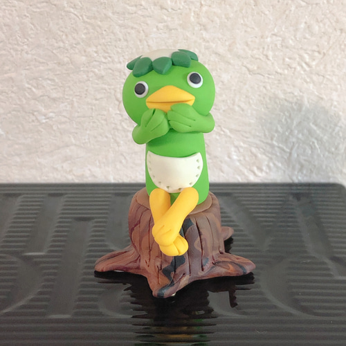 ぱんだ様オーダー品　パペット　カッパ オーダー制作作品】カッパちゃん2個セット 立体・オブジェ