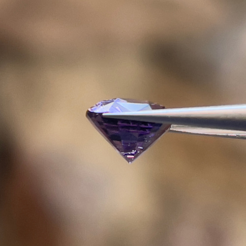 スピネル 美しい紫 スピネル ルース 1.19 クッションカット