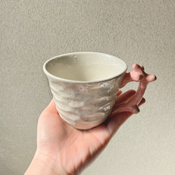 陶器のマグカップ【砂浜とサンゴ】 7枚目の画像