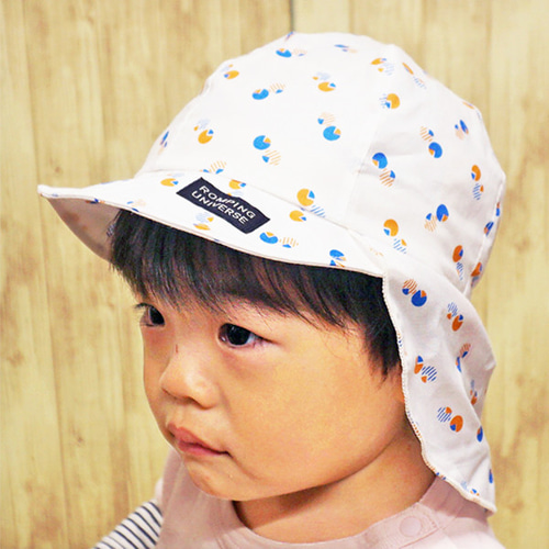 【2025A/W新作★送料無料】 日除け付ベビーCAP♪【日本製】ベビー帽子/キッズ帽子/子供帽子 帽子