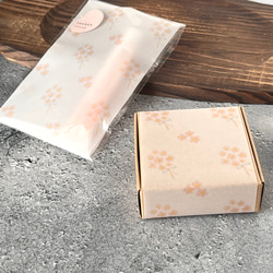 sakura design paper　A4 トレーシングペーパー　(包装紙　桜　プチギフト 送別　母の日　春　花) 4枚目の画像