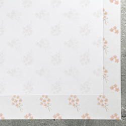 sakura design paper　A4 ラッピングペーパー(包装紙　桜　プチギフト 送別　母の日　春　花　さくら) 3枚目の画像