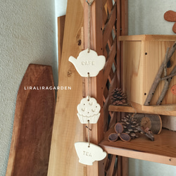 ハンドメイド カップボード3段タイプ （チーク色