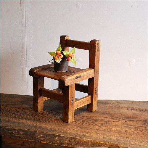 小さな木の椅子 アンティーク チェア スツール おしゃれ 木 木製