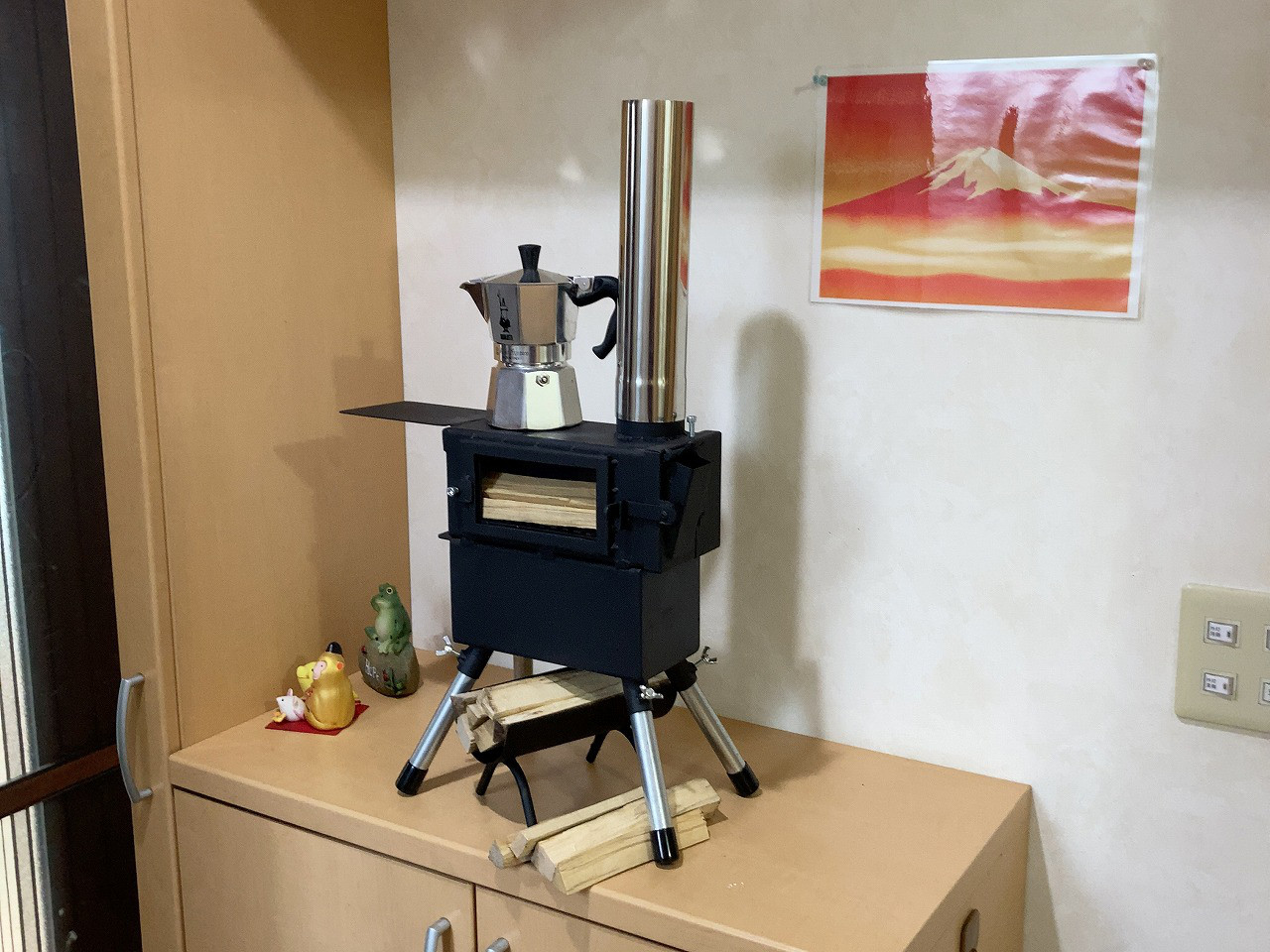 ハンドメイド　薪ストーブ　お値下げしました。