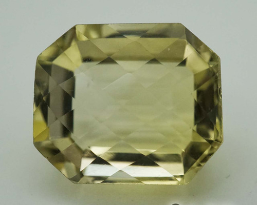 レモンクォーツのルース クッション 約21×23 mm 天然石 あまちどり