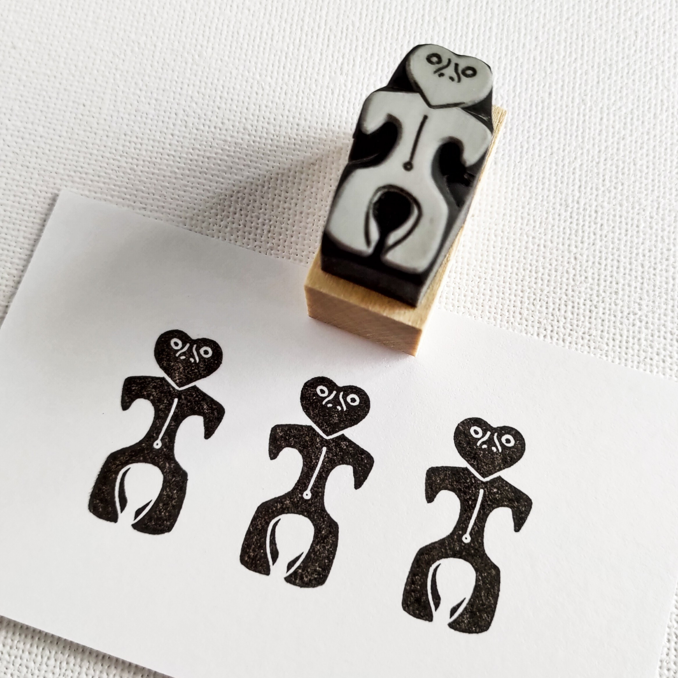 消しゴムはんこNo.21 ハート