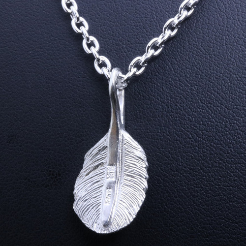 ネックレス メンズ : 八咫烏 フェザー ペンダント トップ 白