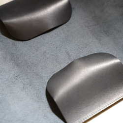 Leather Tissue Case Cover【Black】本革レザーのティッシュケースカバー 3枚目の画像