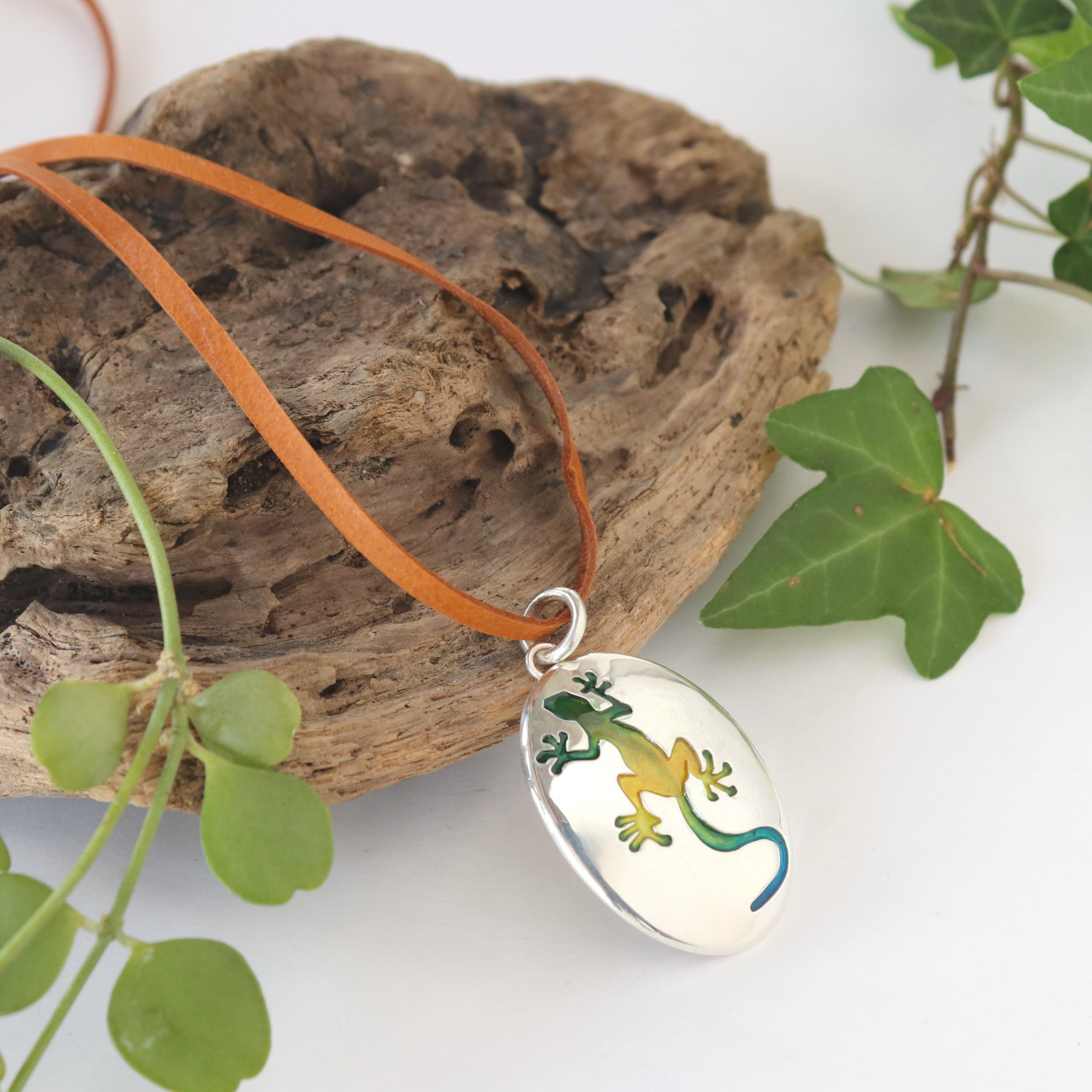 シルバー925 コンチョペンダント 楕円 かがみっちょ