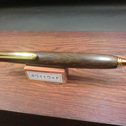 No.38ハンドメイド木軸シャーペンブラジリアンローズウッド(ハカランダ) ハカランダのシャープペンシル – 野原工芸オンラインストア