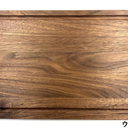 3種類の材種から選べる まな板。 木製 撥水 日本製 ウォールナット オーク カッティングボード 木 一枚板 丸 パン 7枚目の画像