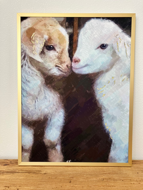 『goat twins』二匹の山羊さん 2枚目の画像